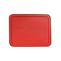 Pyrex 7211-PC 6-Cup Red Food Storage Replacement Lid - Made in USA