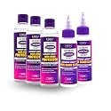 EBIN NEW YORK 3x Wonder Weave Bond Hair Protector (Clear) 8.5 oz Bundle with 2x Hair Bond Glue (Clear) 2 oz Protective Shield & Secure Hold - Seamless