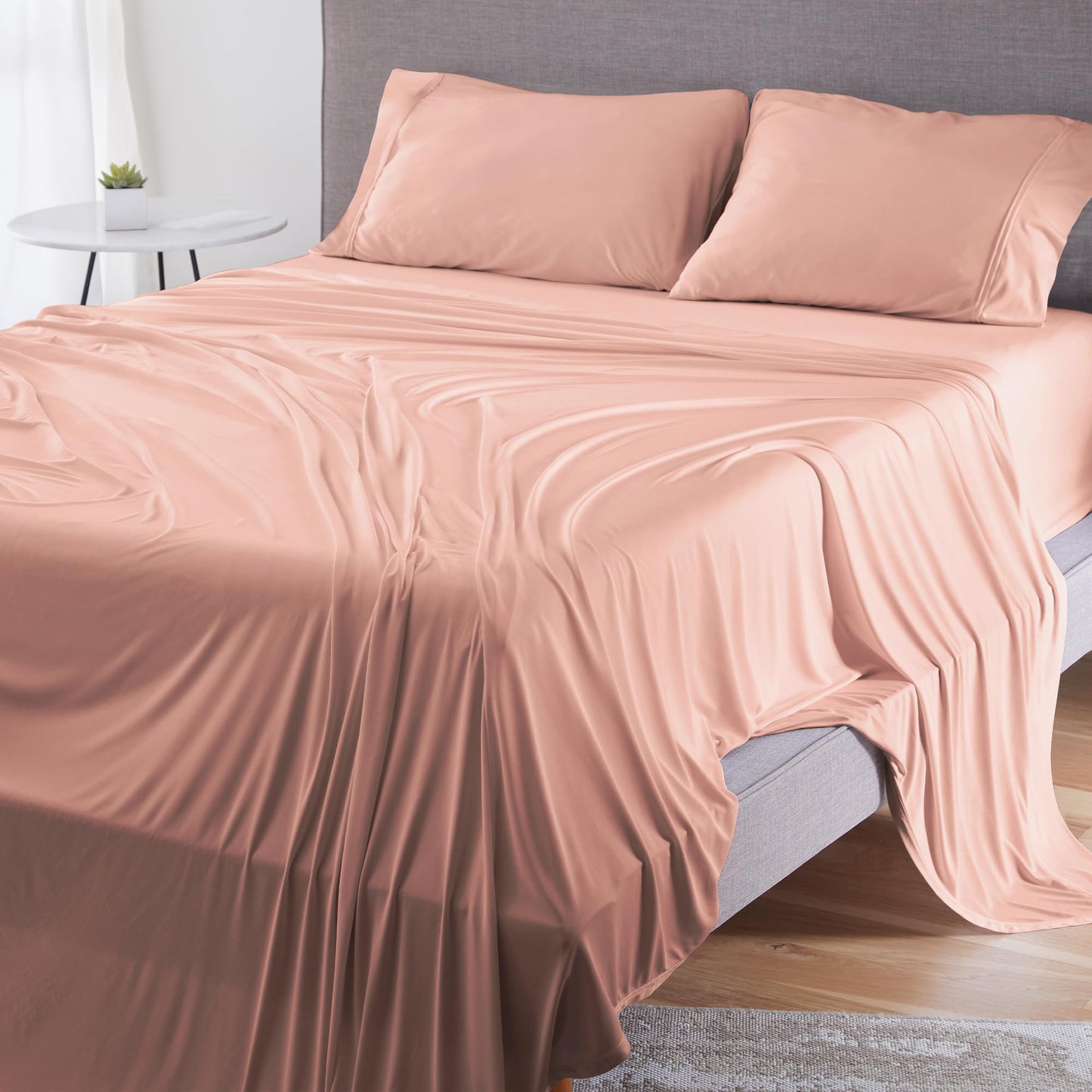 Bedgear Dri-Tec Sheet Set - Moisture Wicking Technology, Breathable, Cooling Sheets - Flat Sheet, Fitted Sheet, Pillowcases - All Mattress Types,