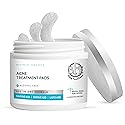 Acne Treatment Pads- Eliminates Cystic Breakouts, Oily Skin & Clogged Pores. Clear Pimple, Whitehead, Blackhead, Dark Spots & Improve Skin Texture.