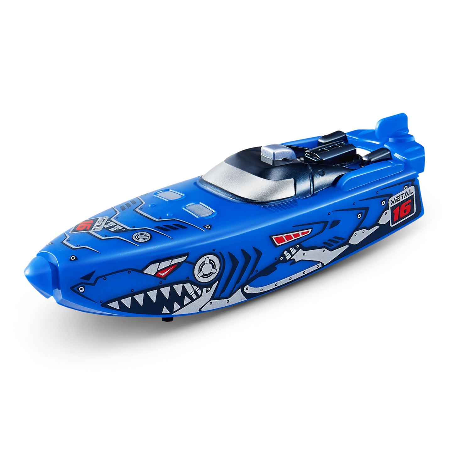 Robo Alive Robo Boats, Tiger Shark & Robo Shark Boat, 2 Pack, by ZURU Water Activated Boat Toy, (Amazon Exclusive)
