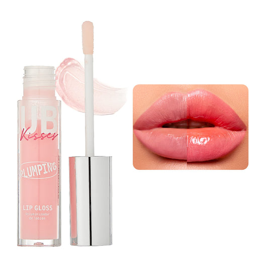 Ruby Kisses Plumping Lip Gloss - Hydrating, Voluminous, High-Shine, Cruelty-Free Lip Plumper, Smoothing, Instinct Lip Maximizer, 4 Colors, 0.15 FL oz.