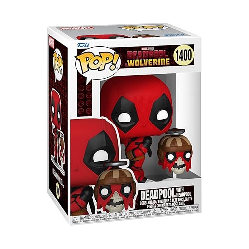 Funko POP! & Buddy: Deadpool & Wolverine - Deadpool with Headpool - Collectable Vinyl Figure - Gift Idea - Official Merchandise - for Kids & Adults…