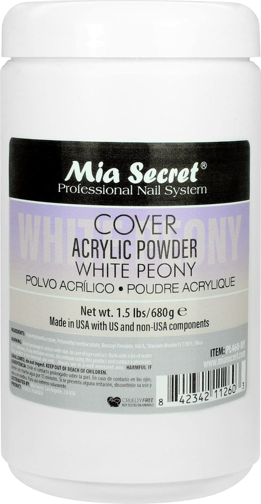 Cover White Peony Acrylic Powder Mia Secret (1.5 lbs) Beauty & Personal Care Mia Secret