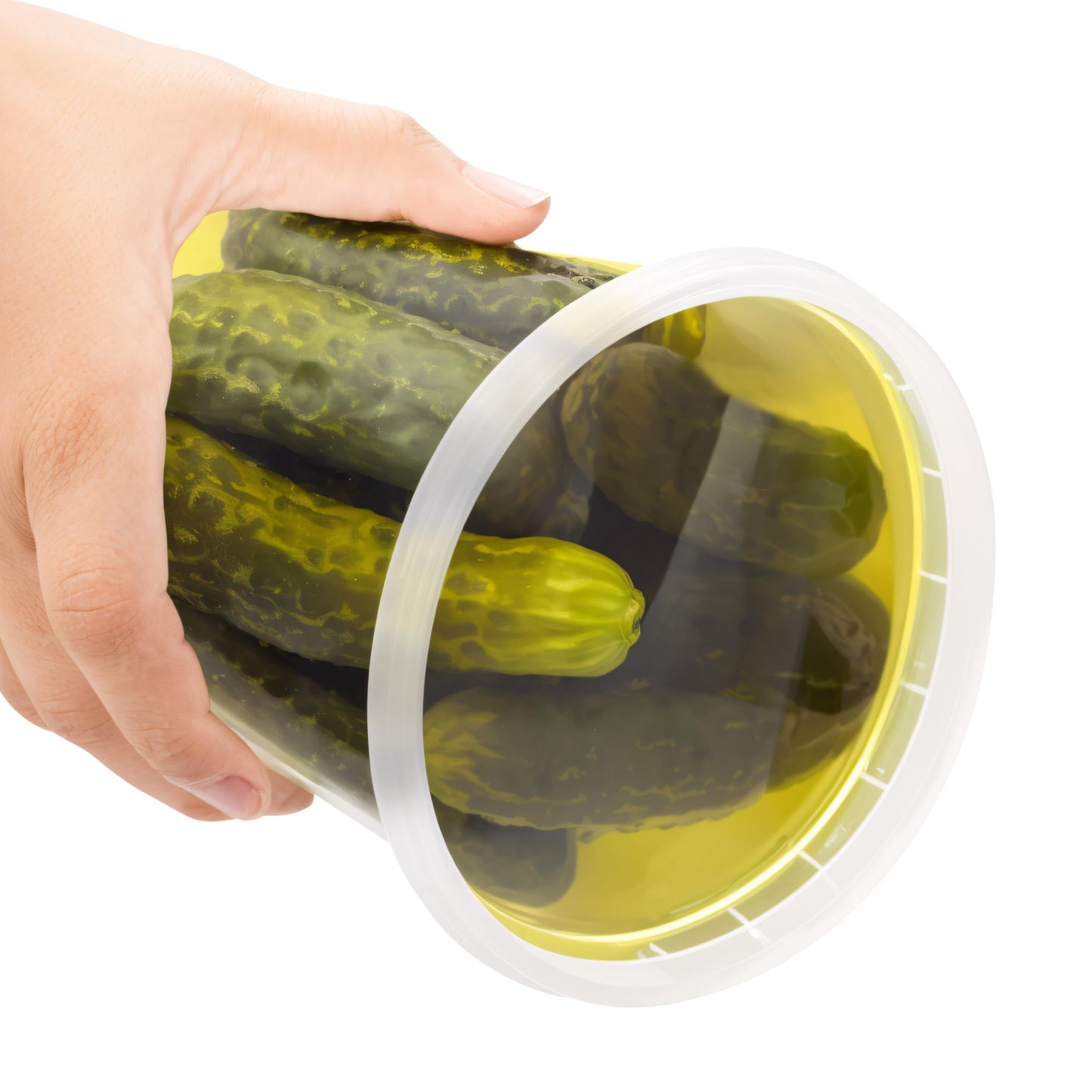 TashiBox 48 Sets 32 oz Plastic Deli Containers with Lids - Clear Airtight Food Storage & Meal Prep Containers, BPA Free, Stackable, Leakproof…