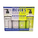 Mrs. Meyers Clean Day Hand Soap Variety Pack 16 Fl Oz 4 Pack Net Wt 64 Fl Oz,, 64 Oz ()