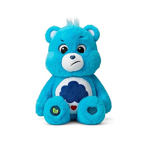 Care Bears 14” Grumpy Bear - Blue Plushie for Ages 4+ - Perfect Stuffed Animal Holiday, Birthday Gift, Super Soft and Cuddly - Good For Girls and…