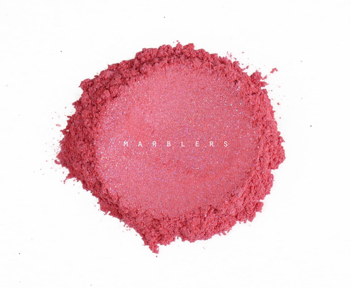 MARBLERS Glitter Mica Powder [Peachy Punk] 0.14oz (4g) | Glitter Mica | Highly Pigmented | Non-Toxic, Vegan, Cruelty-Free | Eyeshadow, Body Butter