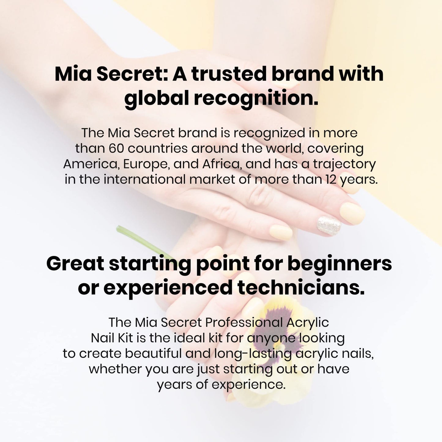Mia Secret Professional Acrylic Nail Kit – Complete Beginner Set with Everything for Acrylic Nails, Full Kit de Uñas Acrílicas Completo