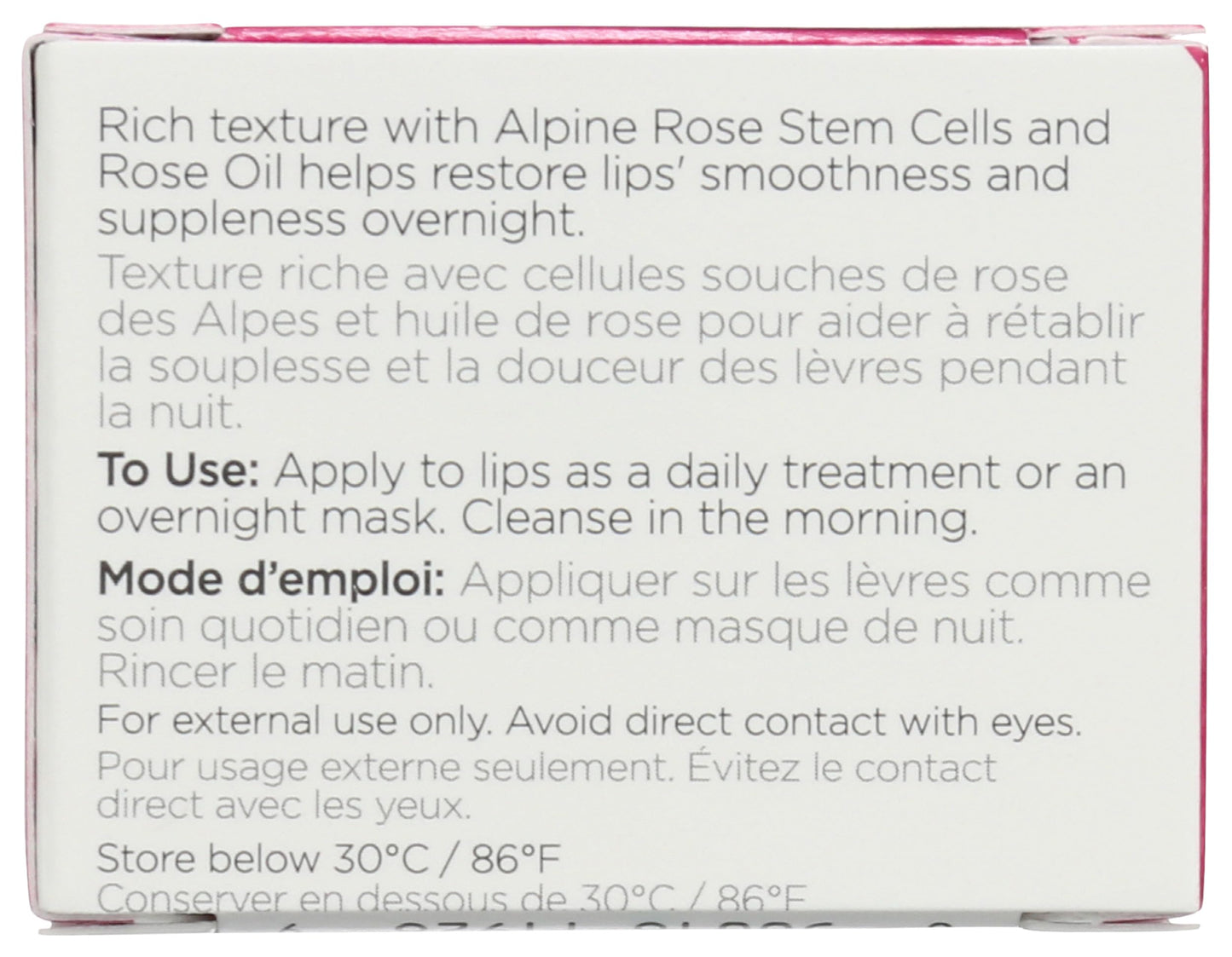 Andalou Naturals Mask 1000 ROSES, Overnight Sleeping Mask for Dry, Chapped Lips, Plumping, Hydrating & Soothing Balm with Alpine Rose Stem Cells