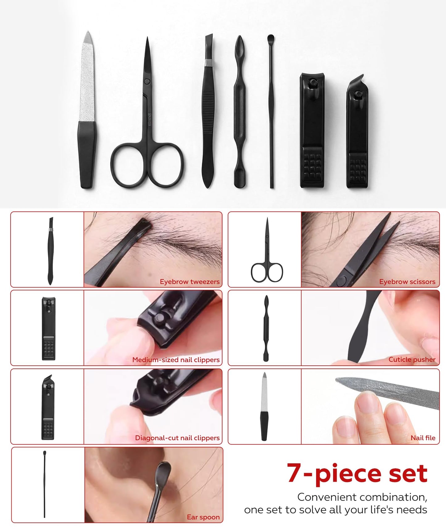 Nail Clippers with Catcher, Gifts for Men Dad Boyfriend Teens Him, Clipper with Safety Lock for Mens Women Seniors Beauty and Personal Care Jaqbicy