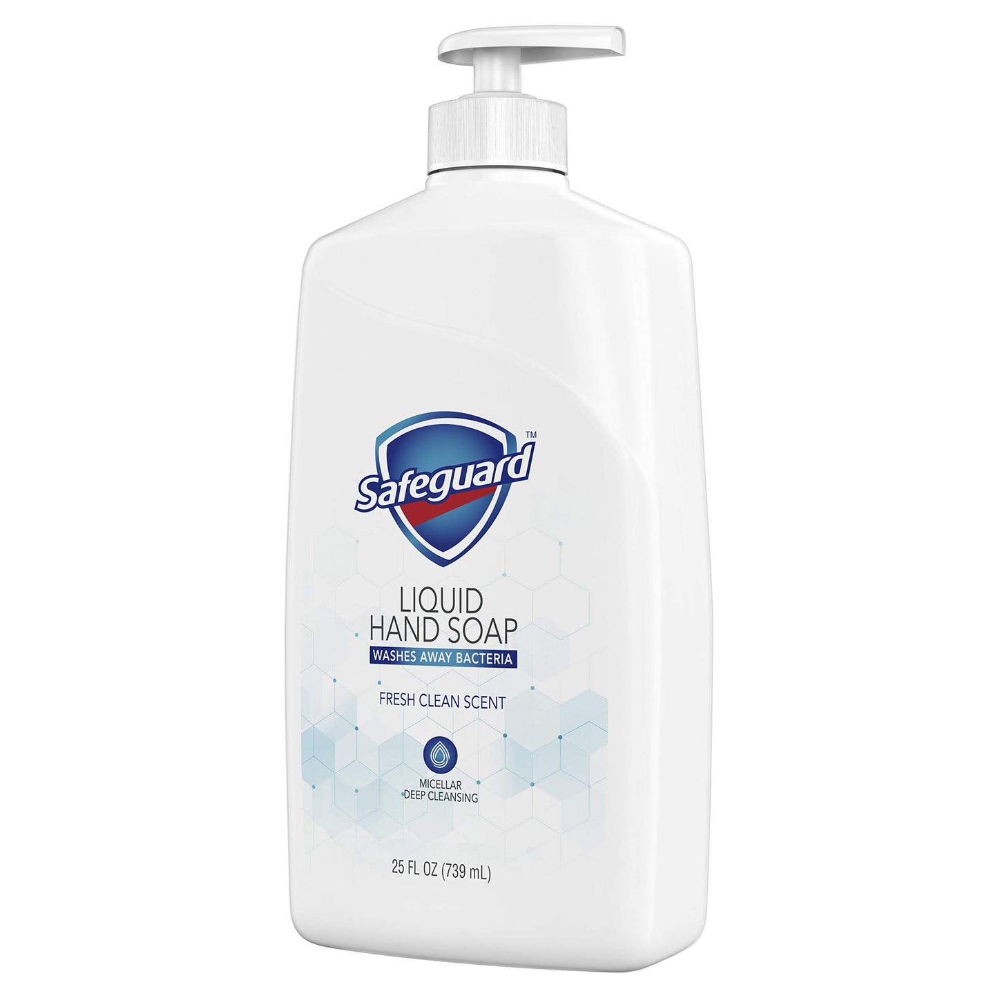 Safeguard Liquid Hand Soap, Micellar Deep Cleansing, Fresh Clean Scent | Washes Away Bacteria - 25 Ounce Bottle (Pack of 1) Beauty & Personal Care Safeguard