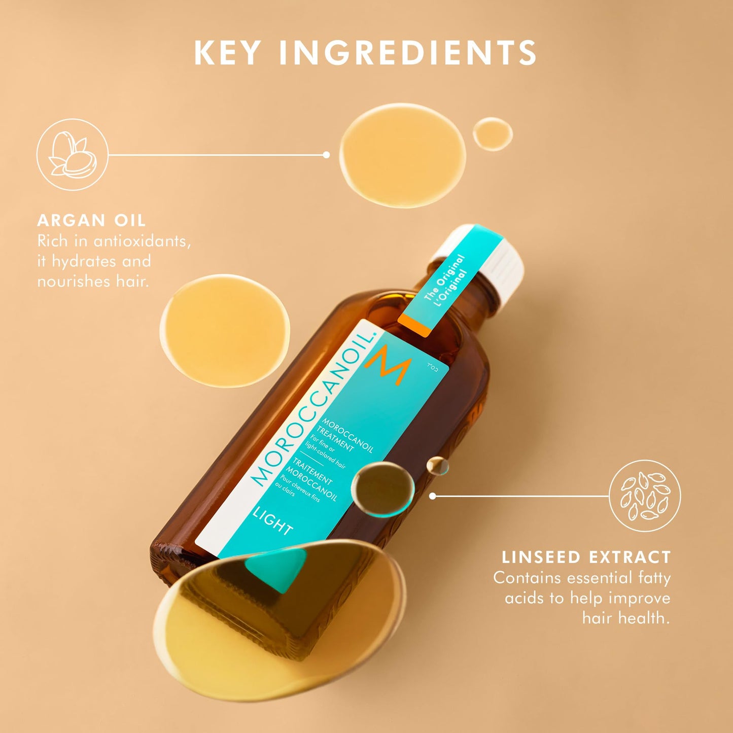 Moroccanoil Treatment Light, 3.4 Fl. Oz. Beauty and Personal Care Moroccanoil