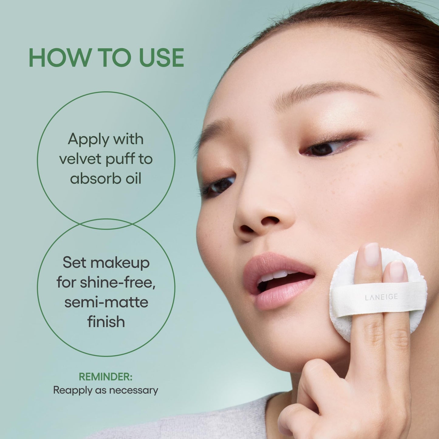 LANEIGE Neo Blurring Powder: Korean Shine Control Compact with Pore Blurring, Smoothing Finish & Travel-Friendly, No Spill Packaging Beauty and Personal Care LANEIGE
