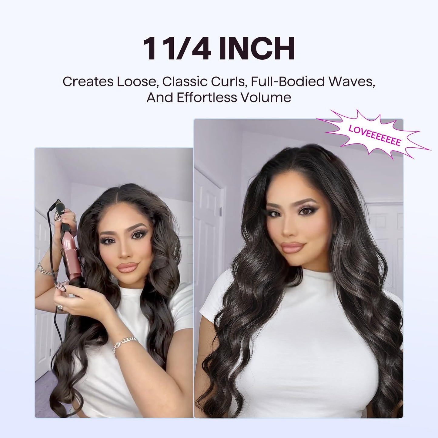 Wavytalk 5 in 1 Interchangeable Ceramic Curling Iron Set with Thermal Brush, 0.5"-1.5" Barrels, Instant Heat Up, Dual Voltage Beauty and Personal Care wavytalk