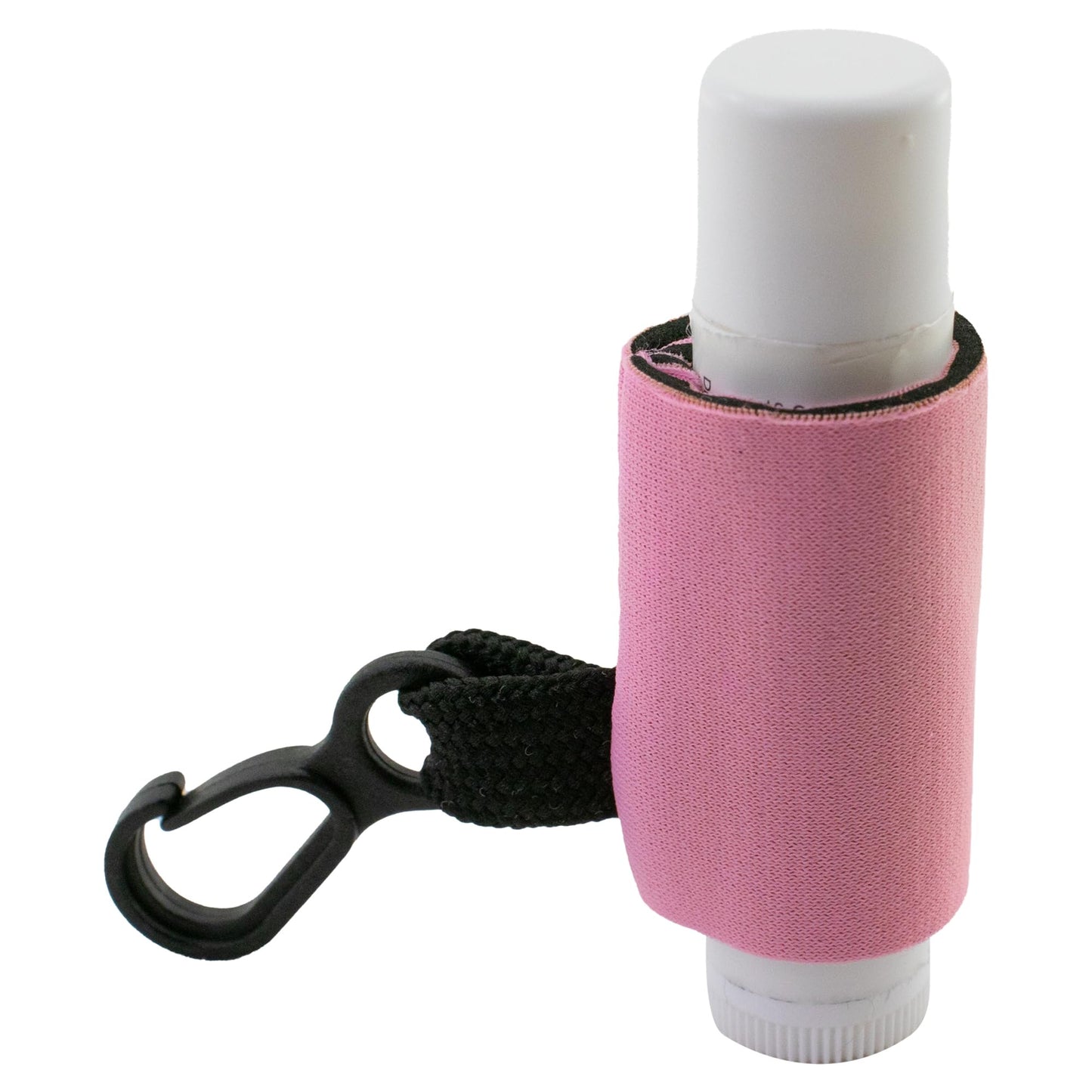 Birdz 4 Clip-On Neoprene Pink Sleeve Lip Balm Holsters LIPSTICK HOLDER Key Chain