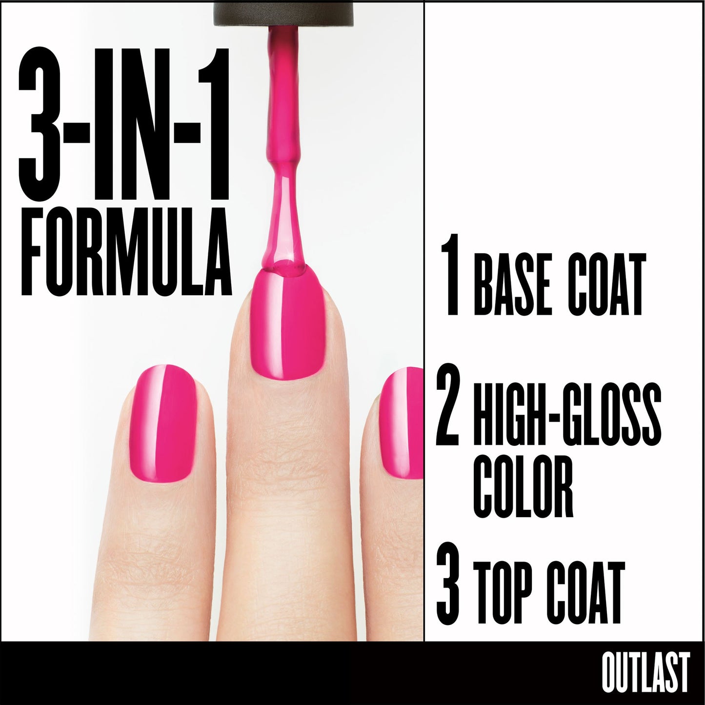 COVERGIRL Outlast Stay Brilliant Nail Gloss Vio-Last 300, .37 oz (packaging may vary) Beauty & Personal Care COVERGIRL