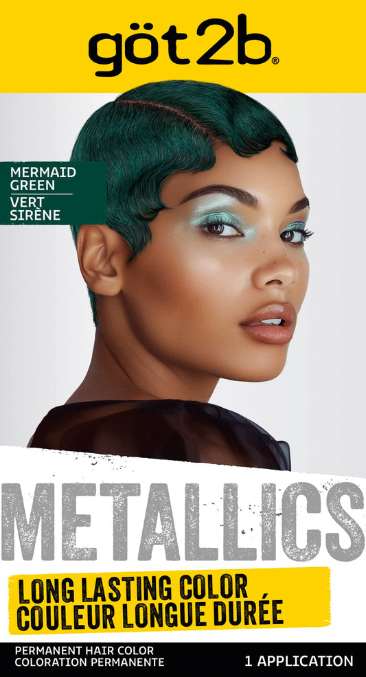Got2b Metallics Permanent Hair Color, M77 Mermaid Green Beauty & Personal Care Got2B