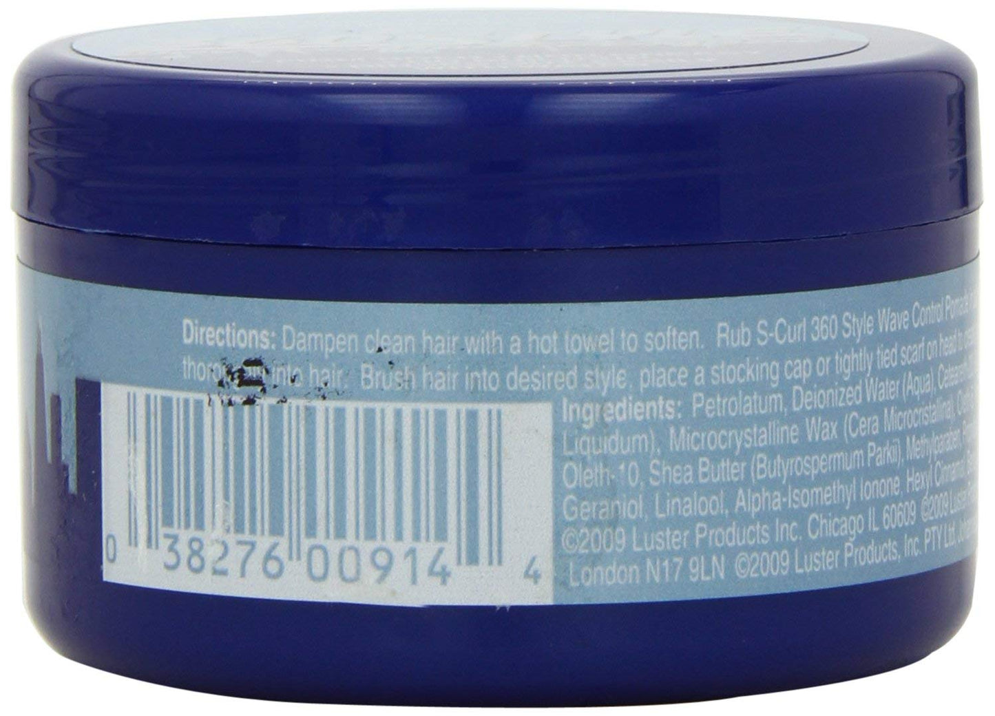 Luster's S-Curl 360 Style, Wave Control Pomade 3 oz (Pack of 4)