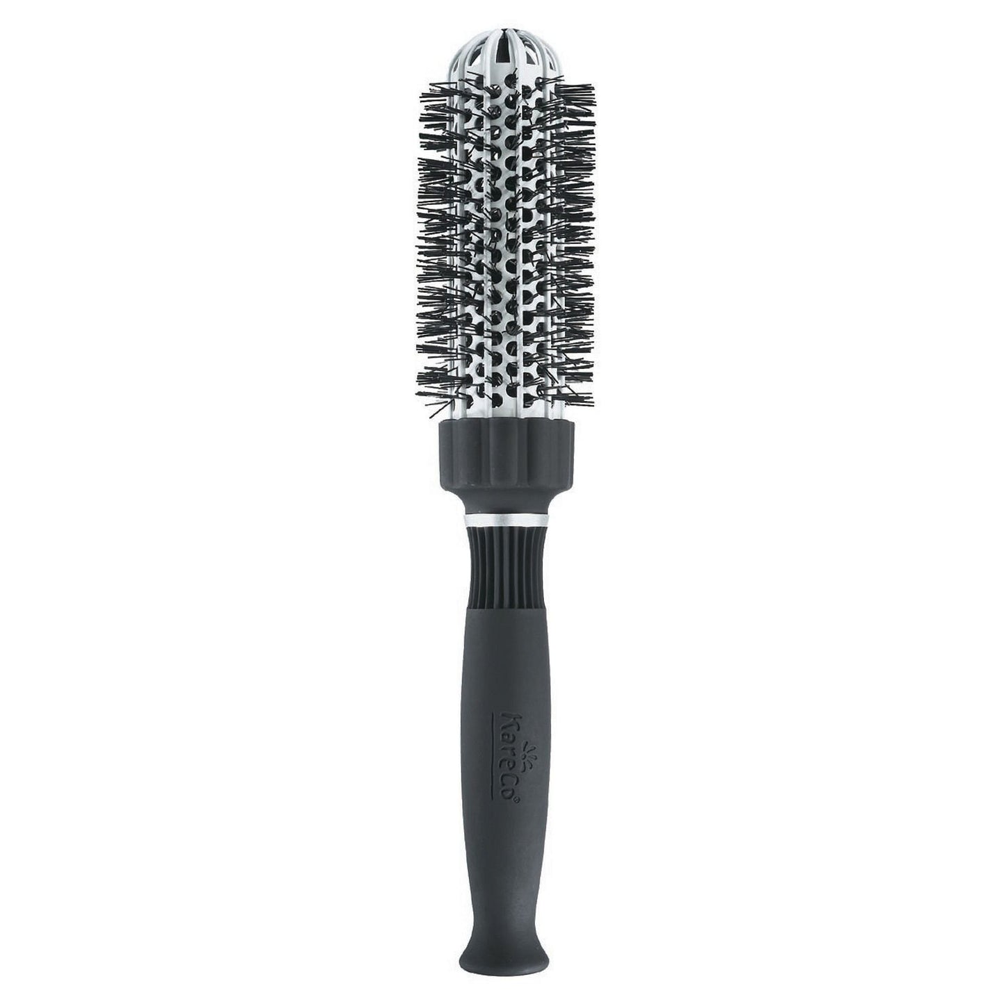 KareCo Ionic Thermal Round Brush - 2.0” Ceramic Barrel, Small Size for Blowouts, Volume & Curling, Reduces Frizz & Static, Ideal for Short to Medium