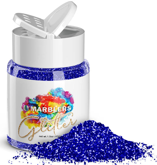 MARBLERS Twinkle Glitter [Royal Blue] 1.5oz (42g) | Fine | Non-Toxic, Vegan, Cruelty-Free | Face, Body, Eyeshadow, Hair, Festival, Party Makeup | Nail
