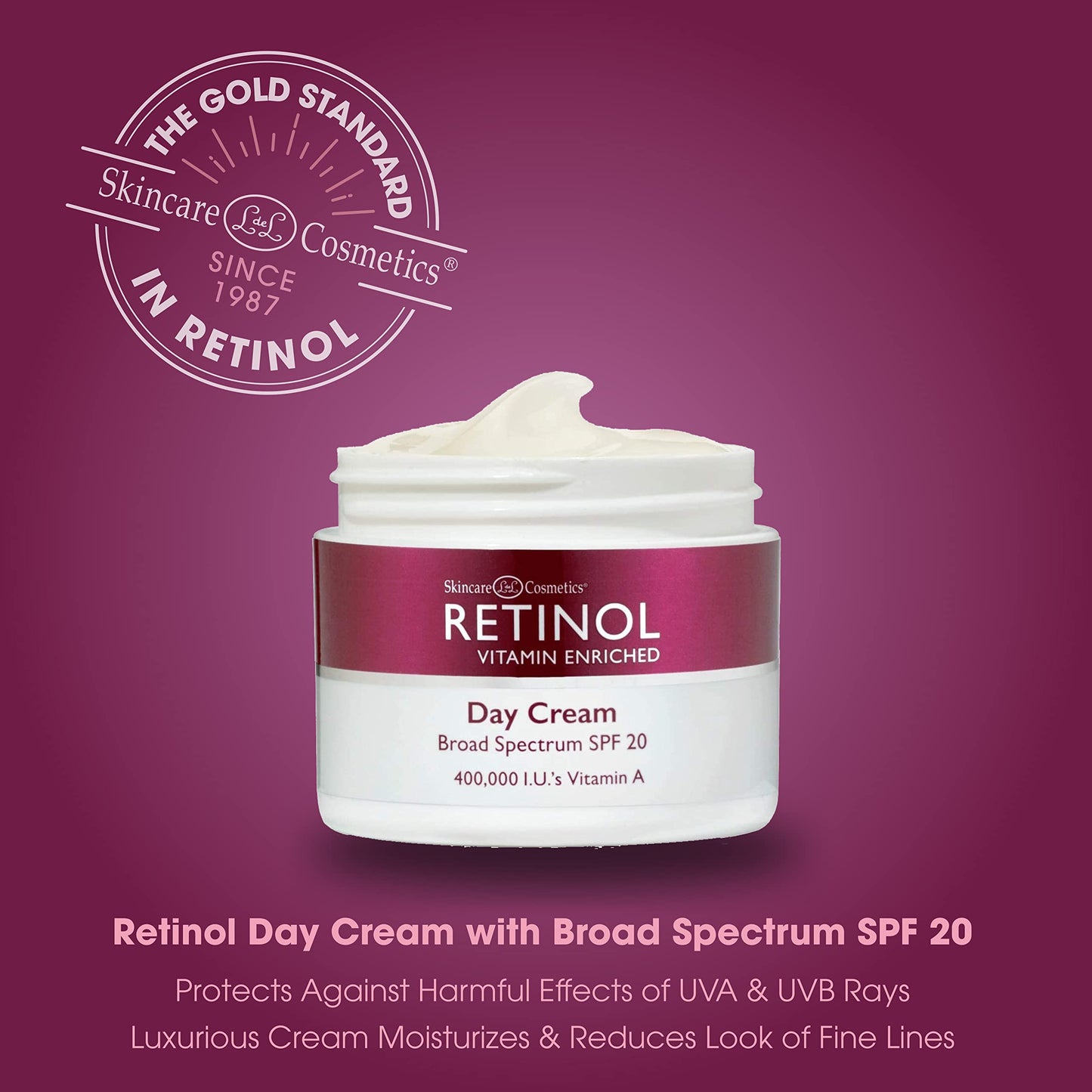 Retinol LIVAURA Skincare LdeL Cosmetics Cream Vitamins A + C + E (Day Cream)