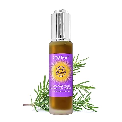 C60 EVO Advanced Facial Serum, Natural Serums for Skin Care with Pure C60 ESS60, Deeply Nourishing and Age-Defying Serum for Face, Facial Serum