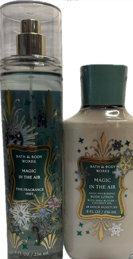 Bath & Body Works Magic In the Air Body Lotion and Fine Fragrance Mist Set of 2