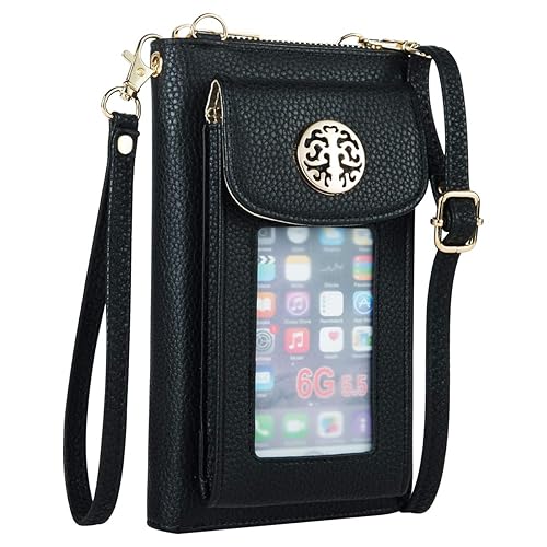 Heaye Small Crossbody Purse Wristlet Wallet Cell Phone Bag for Women