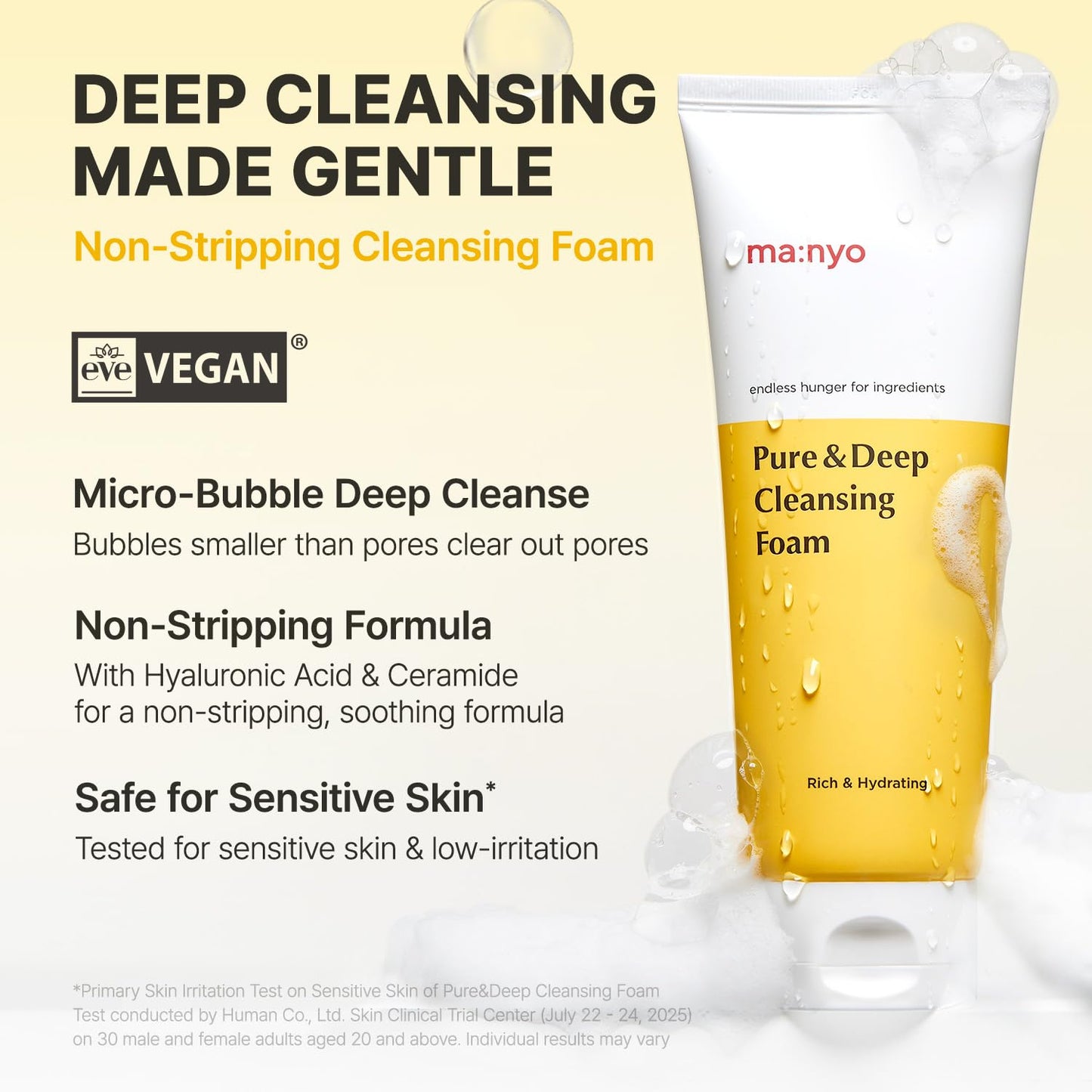 MANYO Pure & Deep Cleansing Foam, Facial Cleanser, for Double Cleansing, Pore Cleaner, Blackhead Remover, Acne Face Wash, Korean Skin Care, 6.7 fl oz
