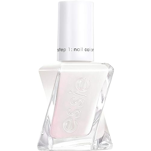 essie Longwear Nail Polish, Summer 2020 Sunset Soiree Collection, Elegant Sheer Ivory Nail Color With A Shimmer Finish, chiffon the move, 0.46 Fl