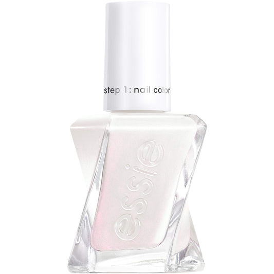 essie Longwear Nail Polish, Summer 2020 Sunset Soiree Collection, Elegant Sheer Ivory Nail Color With A Shimmer Finish, chiffon the move, 0.46 Fl