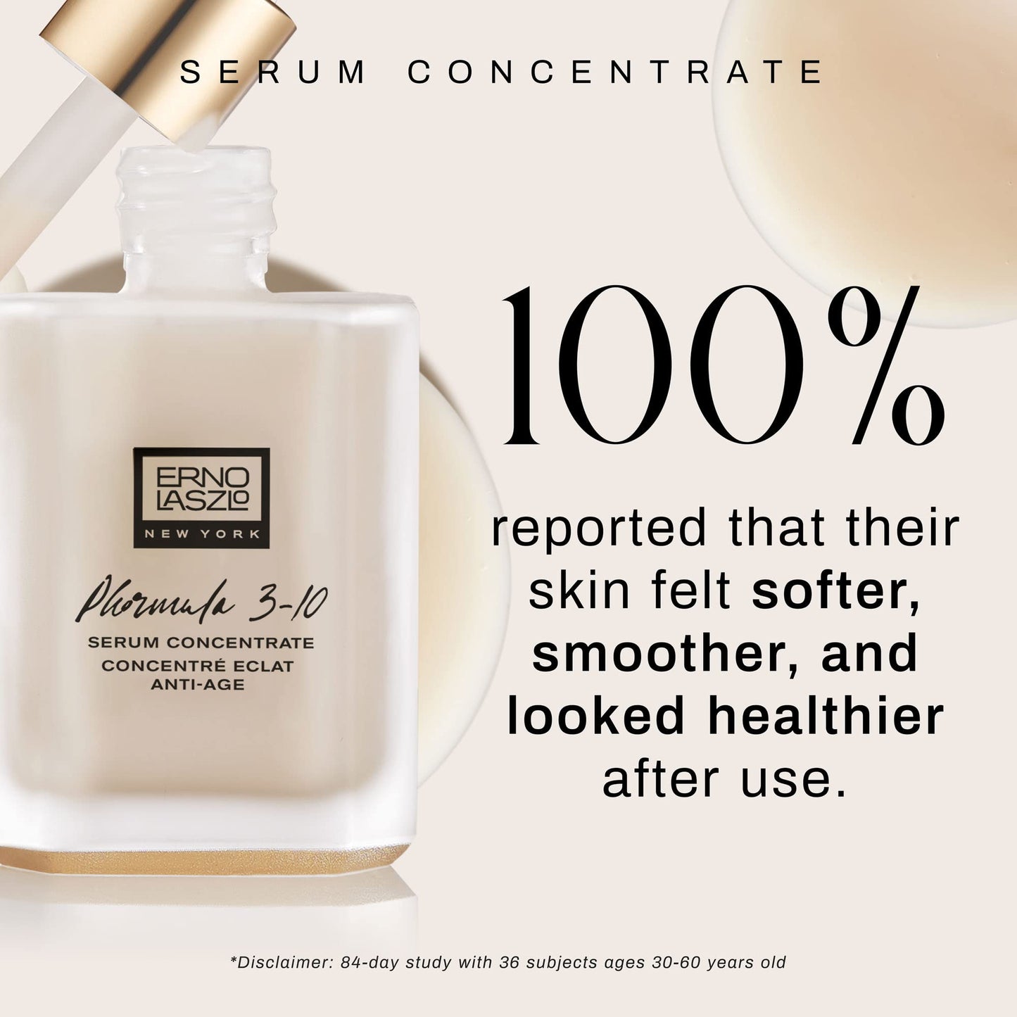 Erno Laszlo Phormula 3-10 Serum Concentrate, Anti-Aging Serum for Face and Neck, Hydrating Serum Helps the Appearance of Fine Lines, Wrinkles