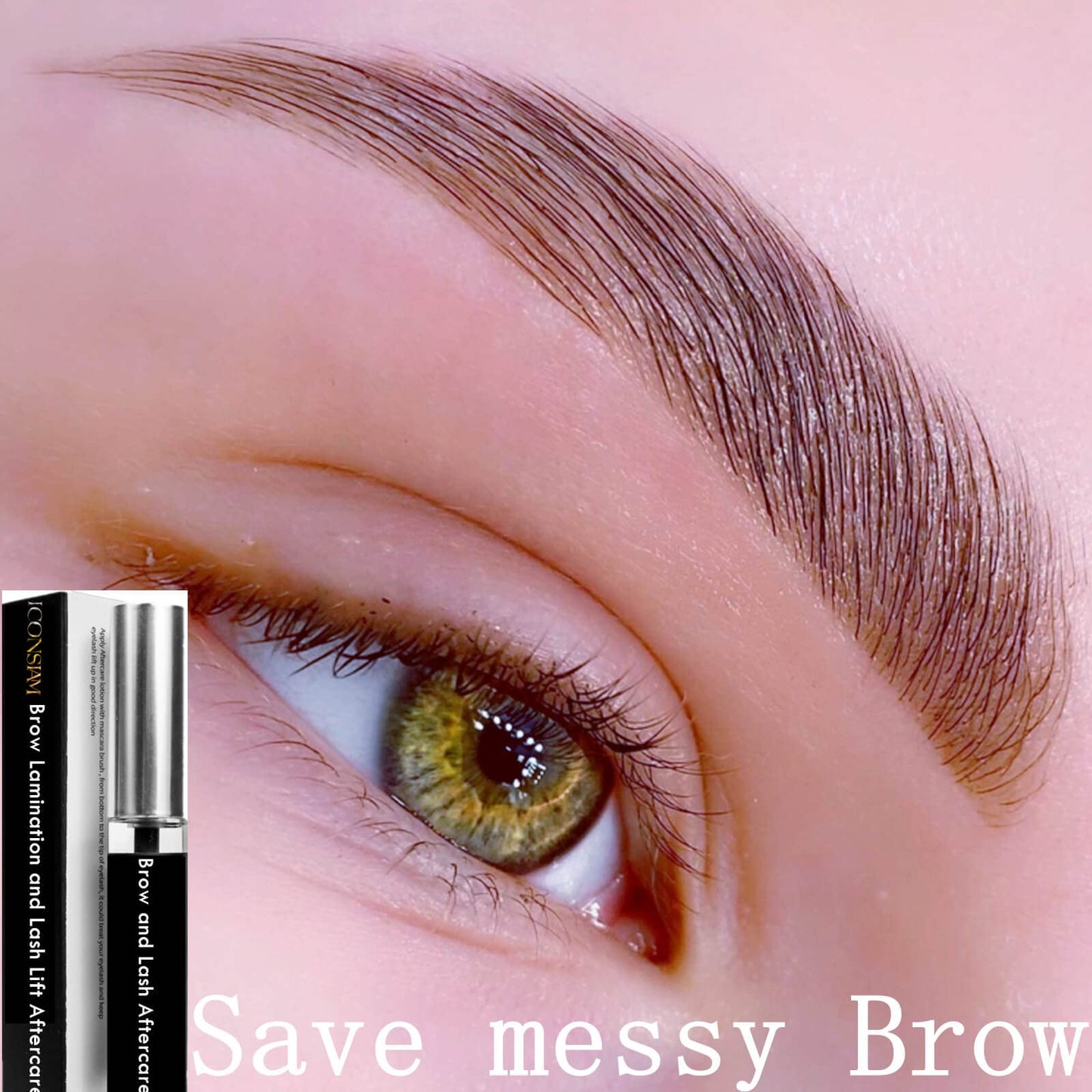 Brow Lamination and Lash Lift Nutrition Clear Eyelash Perm Aftercare Save Burning Eyelash & Eyebrow, Keratin Boost Care Fix Messy Brows/Lashes into