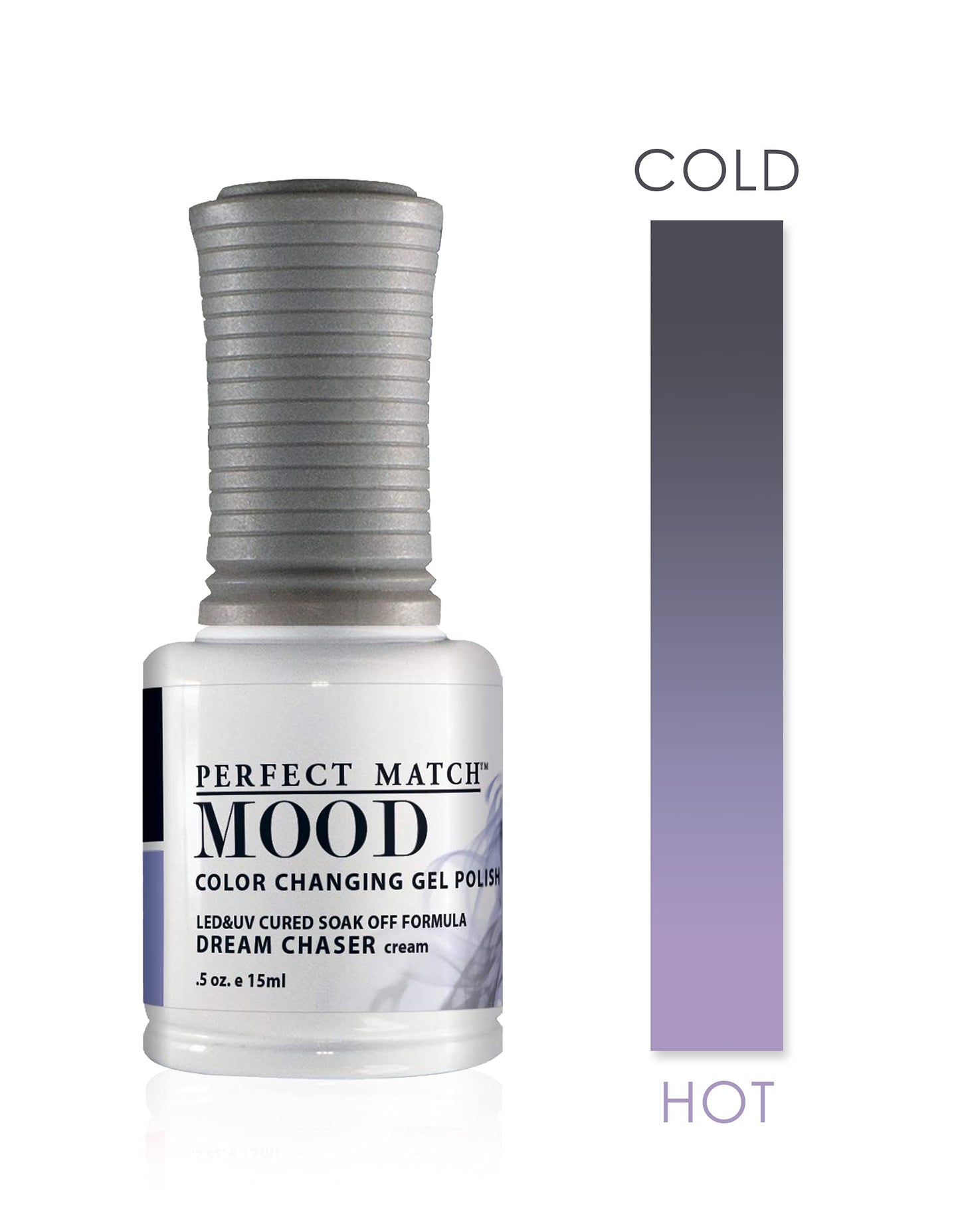 LeChat - Perfect Match Mood Gel Polish - Dream Chaser - (0.5 Ounce) - Cream Finish - Changes with Temperature - Long Lasting Beauty & Personal Care LECHAT