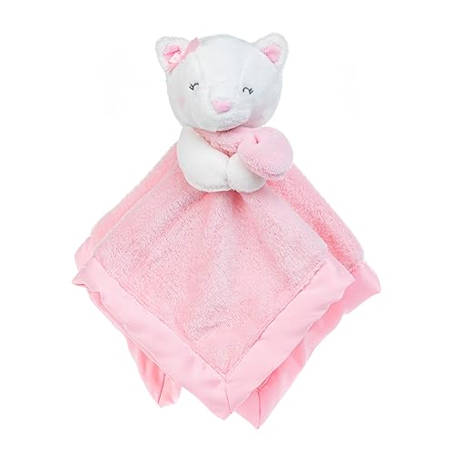 KIDS PREFERRED Carter's Baby Girl's Pink Kitty Cat Lovey Security Blanket