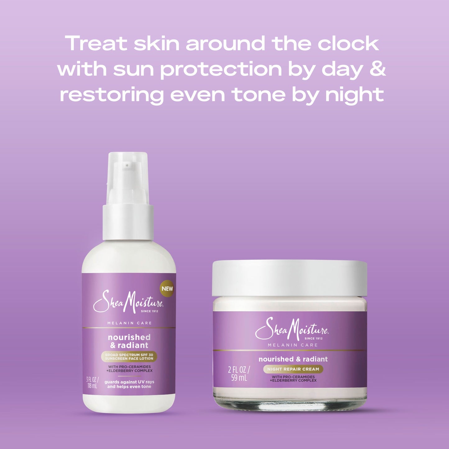 SheaMoisture Melanin Care Broad Spectrum SPF 30 Sunscreen Face Lotion Nourished & Radiant for Protection Against UV Rays & Even Tone