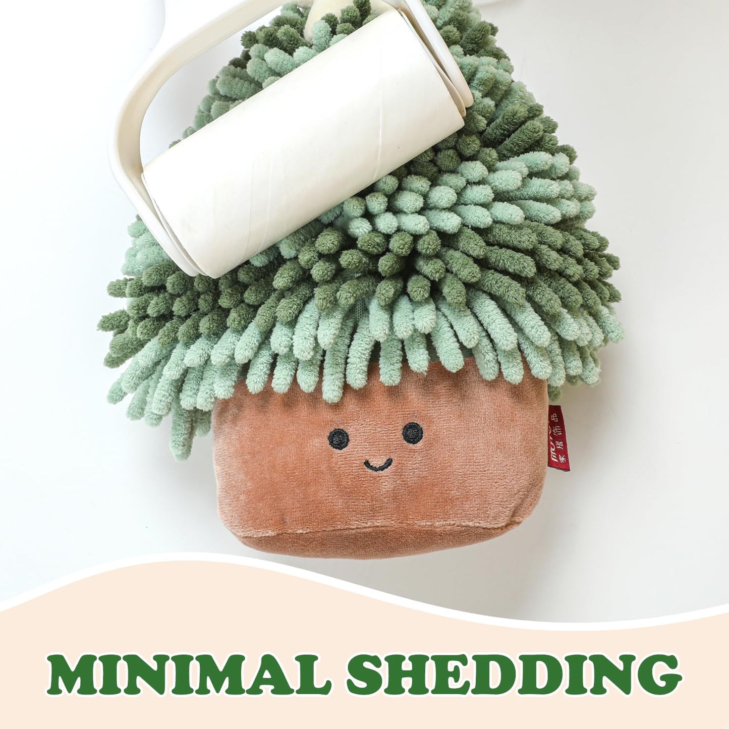 Tyrafry Christmas Chenille Bath Hand Towel, Adorable Christmas Tree Shape, Ultra-Soft Absorbent Decorative Hand Towel, Hanging or Display Use…