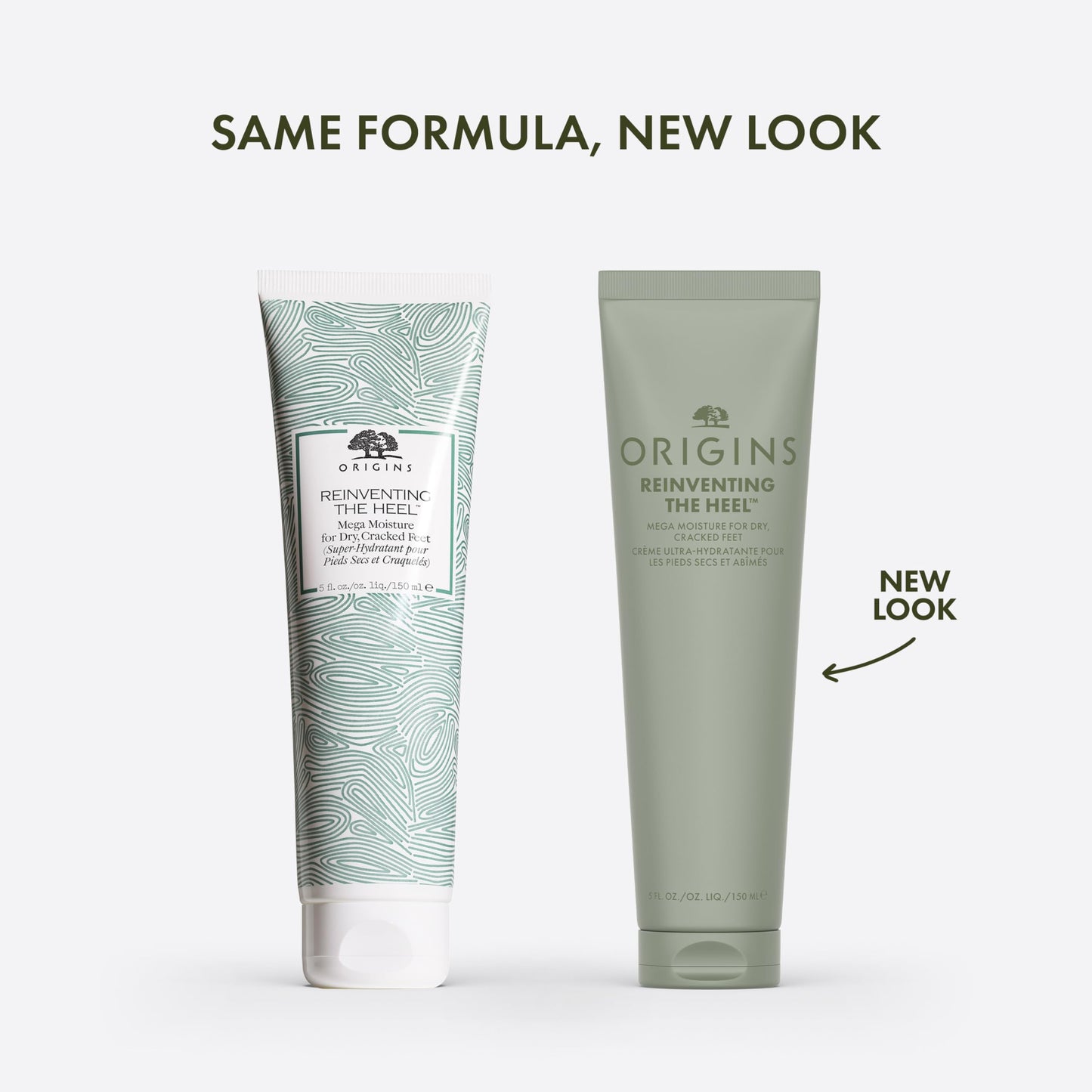 Origins Reinventing the Heel Foot Cream for Dry, Cracked Feet | Soothes Dry Skin | With Shea Butter, Jojoba Oil & Salicylic Acid, 5 Fl Oz