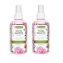 De La Cruz Rose Water Spray, No Parabens or Artificial Colors, Vegan, Made in USA 8 FL. OZ. (2 Bottles)