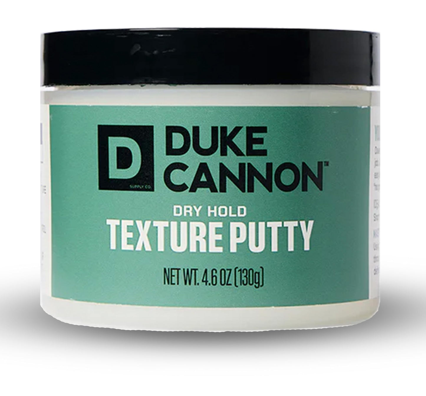 Duke Cannon Supply Co. Supply Co. Dry Hold Texture Putty - Medium Hold Hair Putty - Ideal for short to medium styles and all textures - No Shine