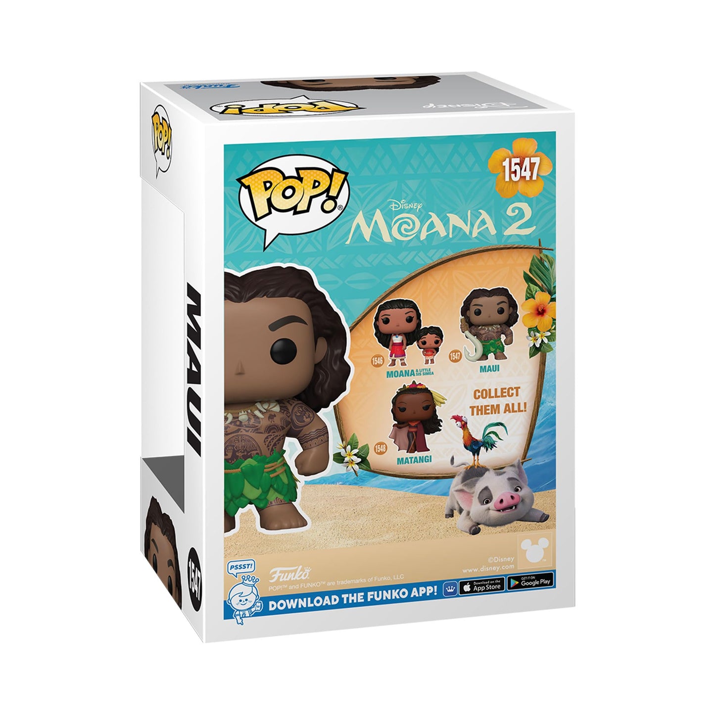 Funko POP Disney: Moana 2 - Maui - Collectable Vinyl Figure - Gift Idea - Official Merchandise - for Kids & Adults - Movies Fans - Model Figure…