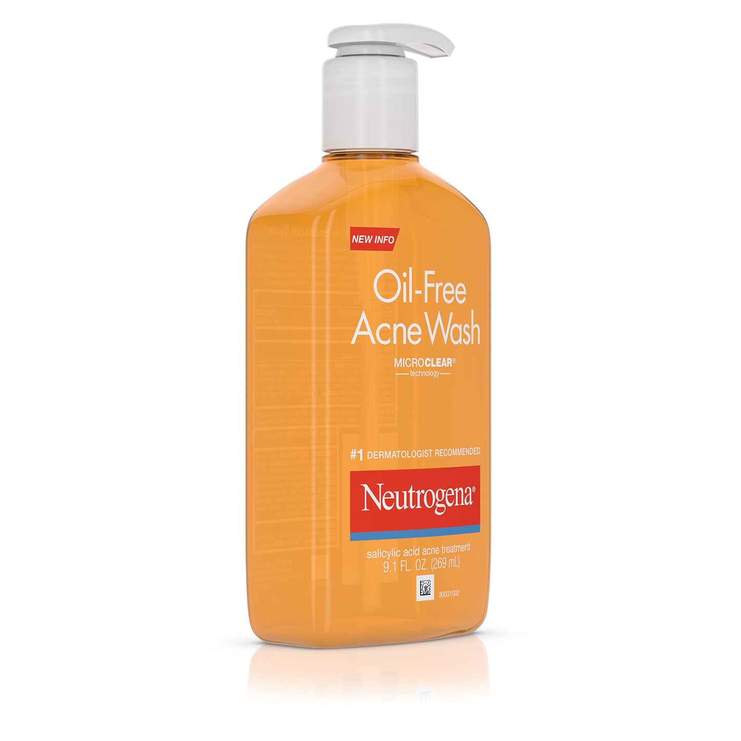 Neutrogena Acne Wash, Oil-Free, 9.1 oz