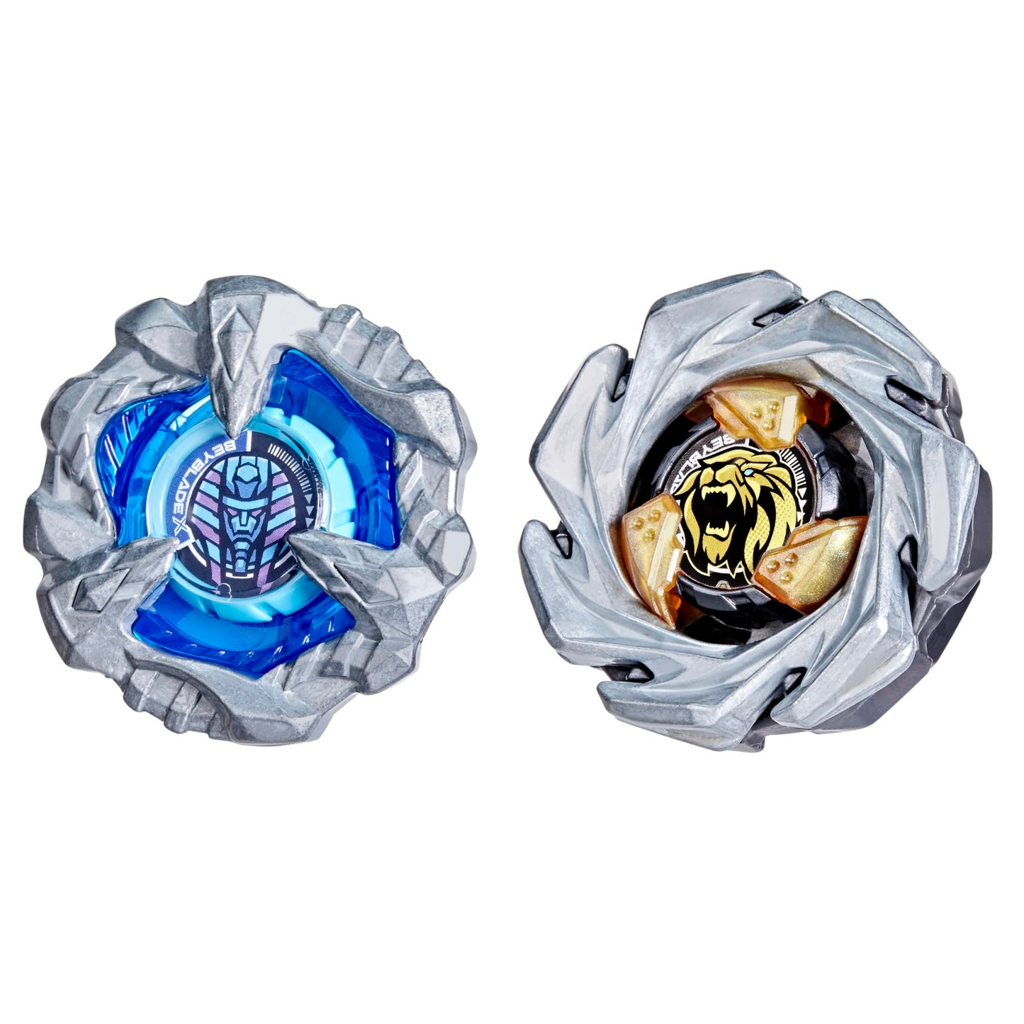 Beyblade X Cowl Sphinx 1-80GF BX & Crest Leon 7-60GN UX Dual Pack Set with 2 Right-Spinning Tops; Authentic Takara Tomy Battle Tops; Games/Toys for…