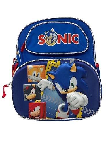 Accessory Innovations Sonic The Hedgehog 3D 16 inches Large Backpack