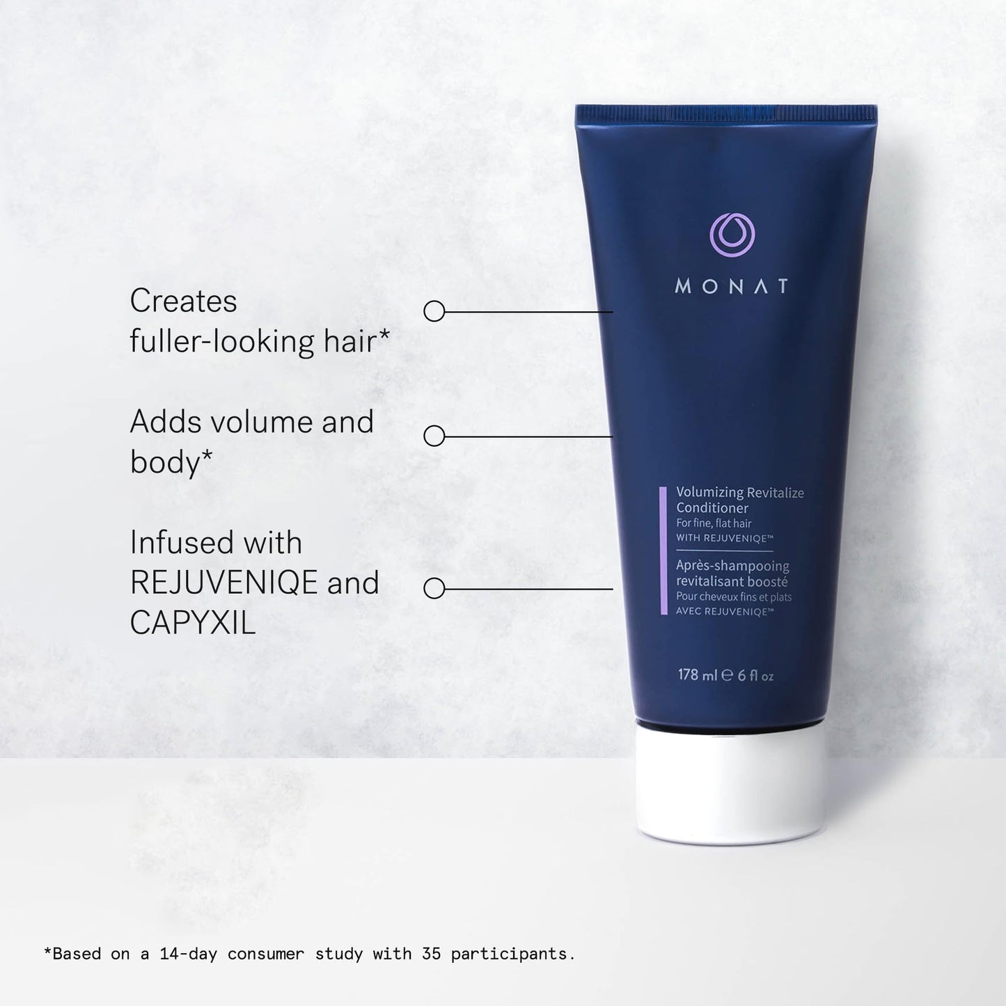 MONAT Revive Volumizing System - Hair Volume Enhancer Set with Revive Shampoo Volumizing Conditioner & Volume And Lift Spray