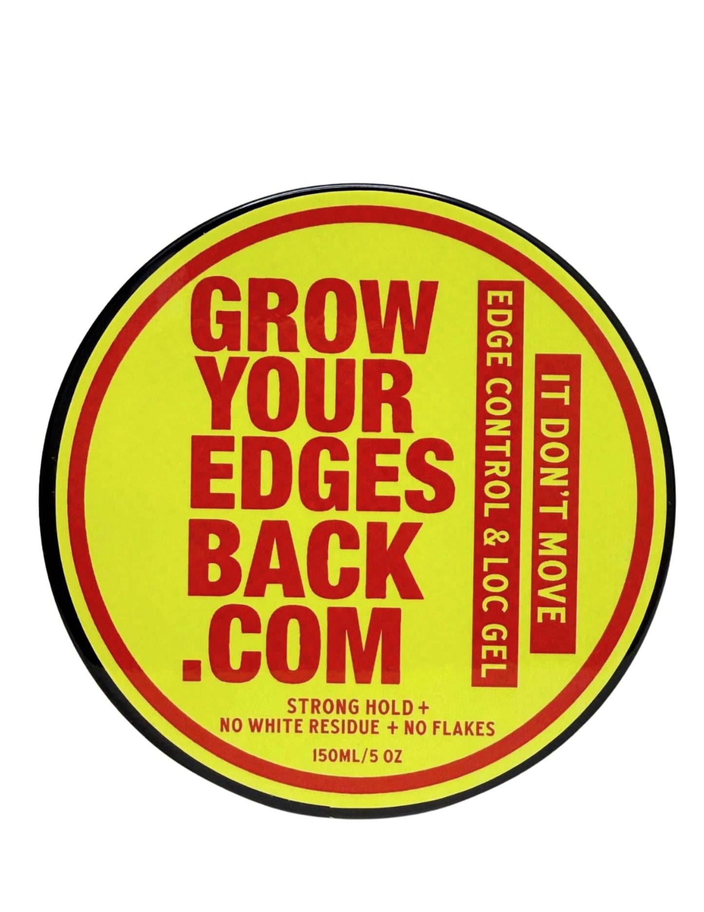 Grow Your Edges Back Best Edge Control for 4C Hair - 24H Exxxtra Hold, No Flakes, No Residue - Moisturizing Edge Control for ALL HAIR AND LOCS!