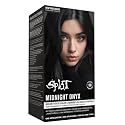 Splat Midnight Onyx Semi Permanent Hair Dye Kit, 1 Application, Includes Deep Reconstructor Conditioner, Lasts 30 Washes, No Bleach Required, Vegan
