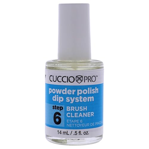 Cuccio Colour Powder Polish Dip System Step 6 - Specially Formulated Resins - Vibrant Finish with Flawless, Rich Color and Durability - Brush Cleanser Beauty & Personal Care Cuccio