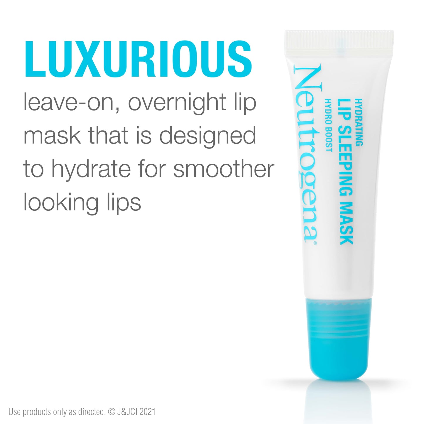 Neutrogena Hydro Boost Hydrating Lip Sleeping Mask with Hyaluronic Acid, Clear Overnight and Daily Moisturizing Treatment for Very Dry Lips, Fragrance